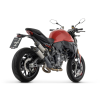 Arrow Racing Titanium Round-Sil Racing Silencers (Upper + Lower) | Ducati | Monster 890 V2 (2026)